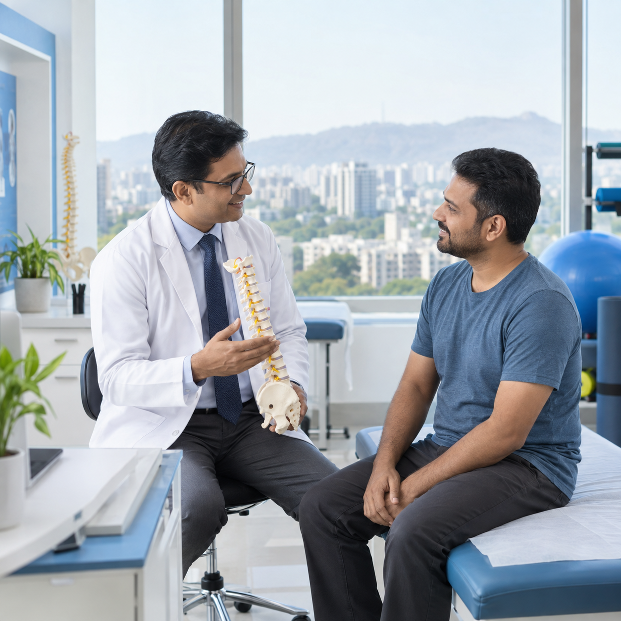 Back pain consultation for patients visiting from Pune and PCMC