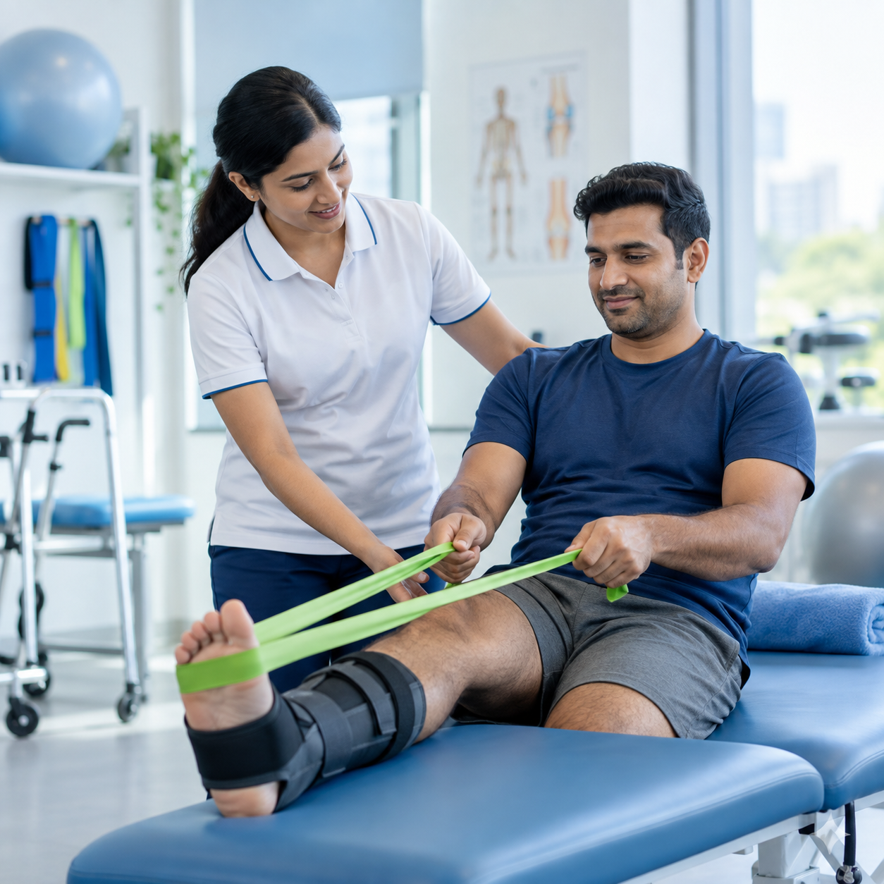 Physiotherapy-led recovery after orthopedic trauma